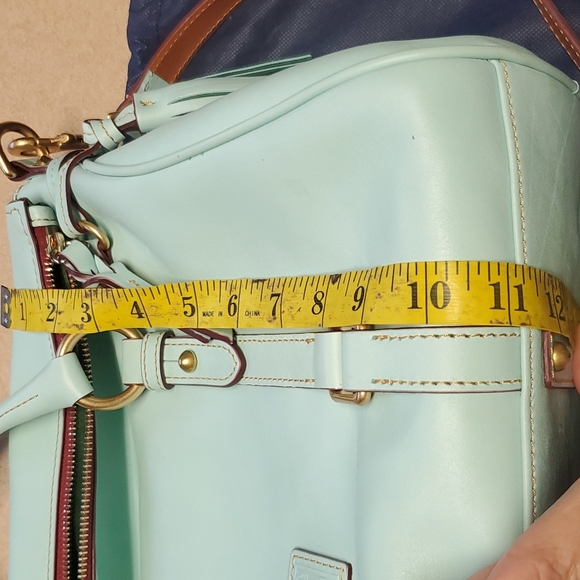 Dooney & Bourke Aqua Florentine Leather Large Bag - Picture 10 of 12